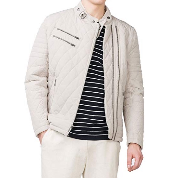 Zara Other - Zara Man Basic Quilted Biker Jacket